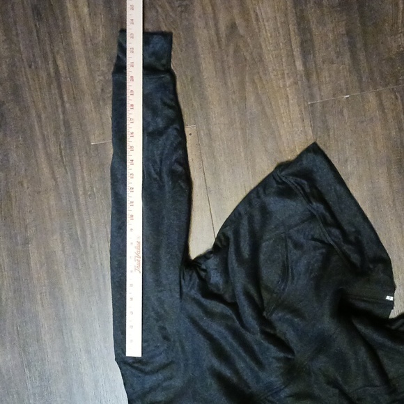 Members Mark Jacket Misses Xl Sherpa Lined Hooded Dark Charcoal Heather Like New - Picture 6 of 11